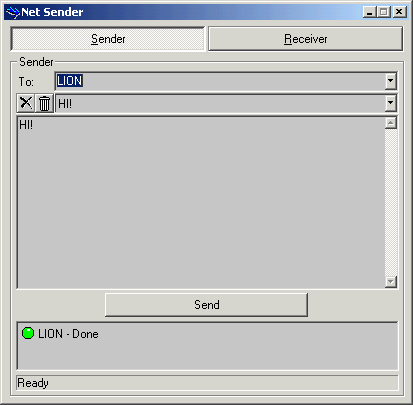 Net Sender Screenshot